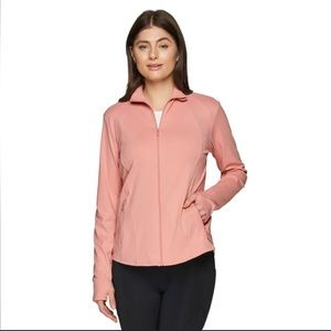 RBX Light Pink Active Neck Lightweight Jacket Size XS